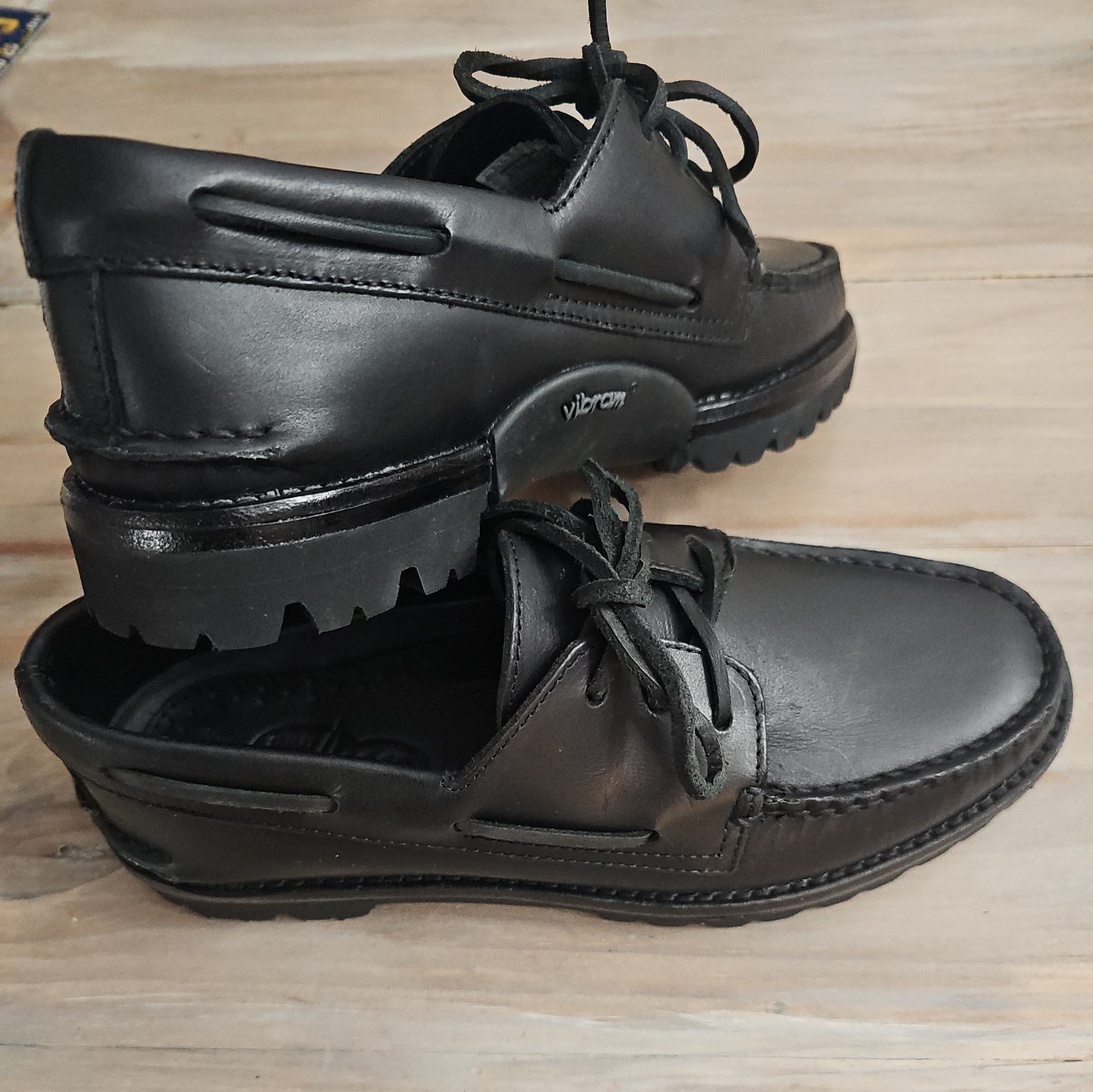 SAOLA Scarpe da barca Sperry Top Sider originali 3 occhielli Vibram uomo 7 suola a strappo in pelle