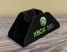 Xbox 360 controller Stand Black With Logo, Custom 3d Print