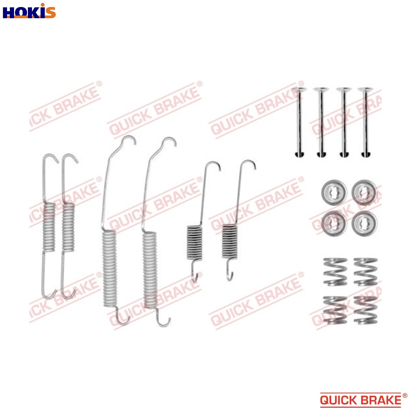 2x ✅Fits QUICK BRAKE 105-0618 ACCESSORY KIT, DRUM BRAKE SHOES ⭐UK Seller⭐ - Image 9