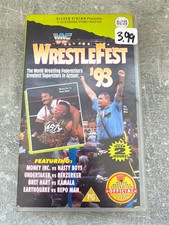 Vintage WWF WrestleFest 1993 Wrestling VHS Pal Tape Good Condition