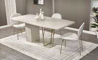 WeißE Essecke Designer Essgruppe LuxuriöSe Esszimmer MöBel StüHle Tisch