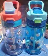 set Of Two 20 FL OZ Toddler Cold Beverage Bottle with Carry Handle NIP