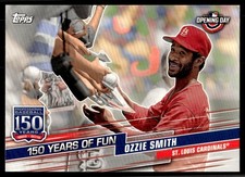 2019 Topps Opening Day 150 Years of Fun Ozzie Smith St. Louis Cardinals #YOF-10