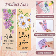 Bible Verse Bookmarks Gifts - 96 Pcs Inspirational Scripture Christian Bookma...