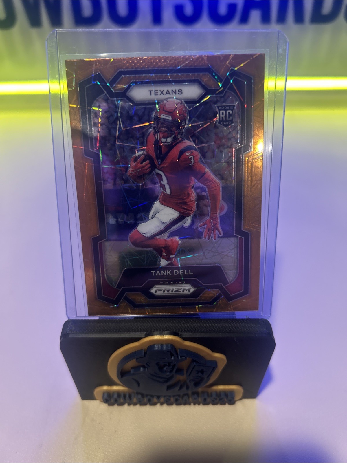 2023 Panini Prizm - Rookies Tank Dell #341 Lazer Prizm (RC)