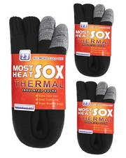 Thermal Socks for Men, Winter Warm Socks Mens for Cold Weather Extreme Temper...