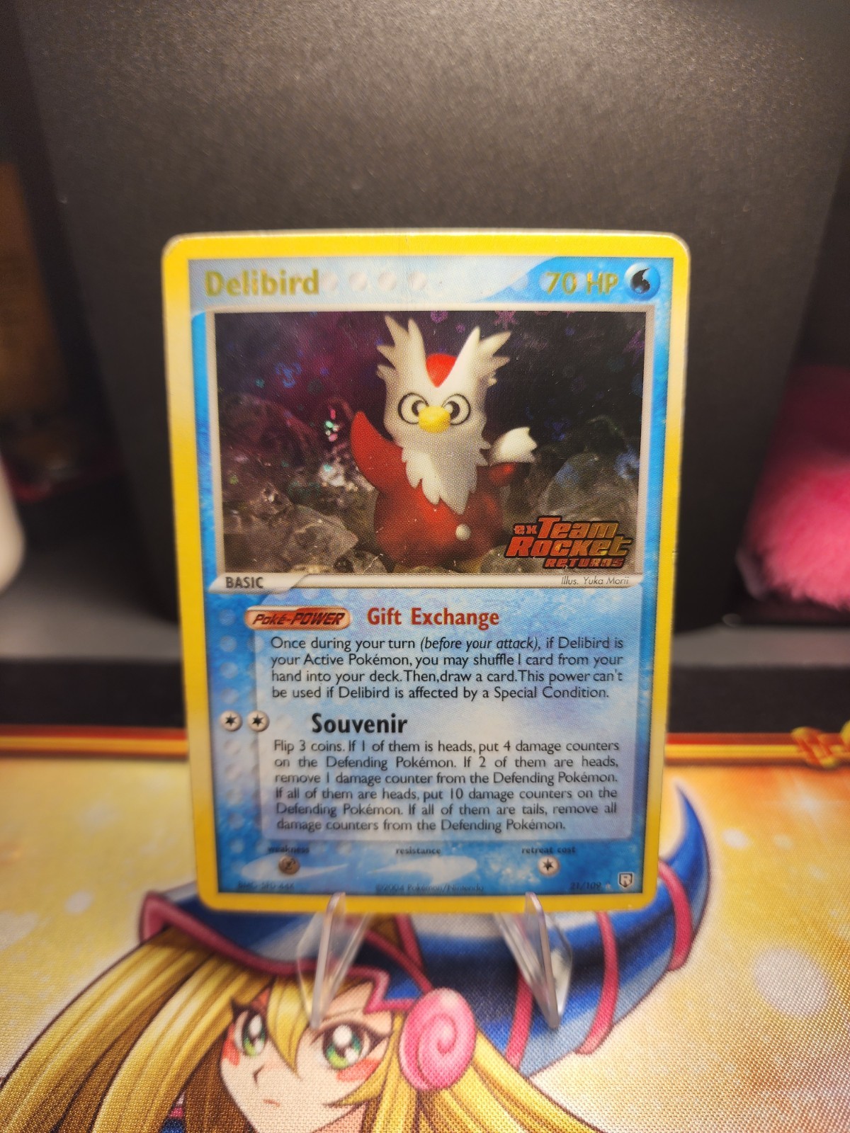 Delibird 21/109 Team Rocket Returns Reverse Holo MP- Pokémon Card English