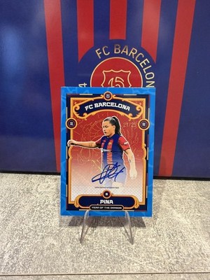 Claudia Pina Auto /25 2023-24 Topps FC Barcelona Year of the Dragon #AU-CP