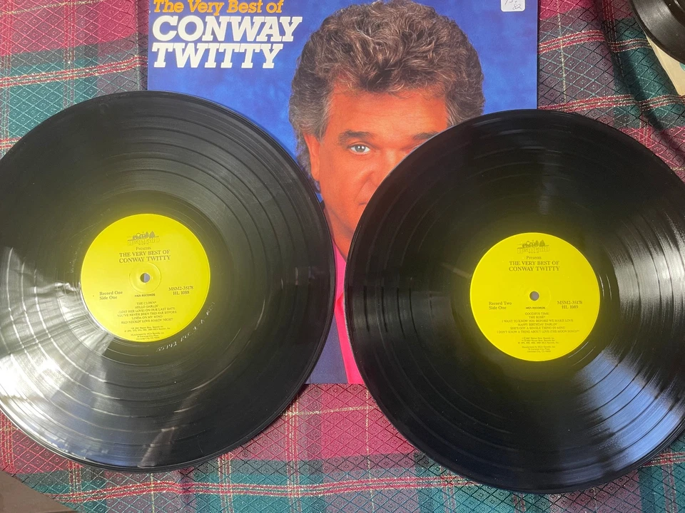 The Very Best Of Conway Twitty RARE Heartland Music Double LP VG+ - Image 2 of 4