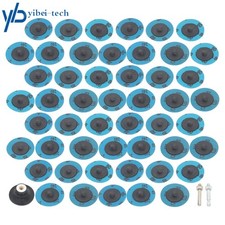 50Pcs 2" 36 60 80 120 240 Grit Roll Lock Die Grinder Quick Change Sanding Disc