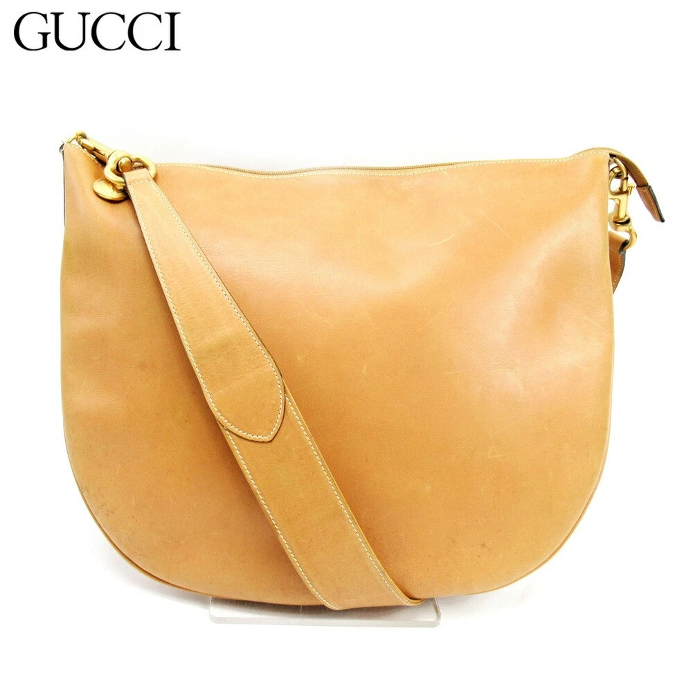 Sac bandoulière Gucci One beige toile cuir T10262S occasion