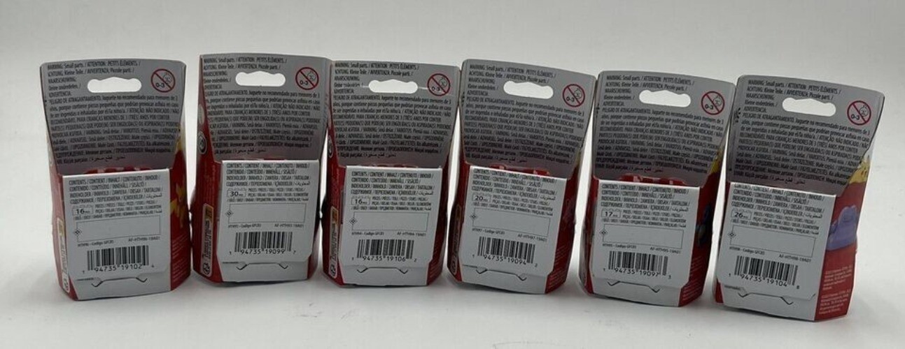 Mega Construx Pokemon Pokeball Mix Lot Of 6 Building Set New