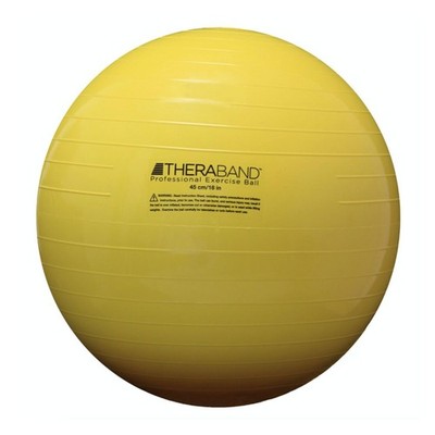 Stability Ball 18 Inch Yellow Exercise Balance Core Trainer THERABAND Standard