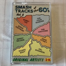 Smash Tracks Of The 60s - VOL 5 - Original Artists Cassette Tape. 1960-1965 Ex/c