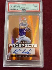 Cade Klubnik 2024 Leaf Electrum Prospects Auto 14/59 PSA 9 Mint