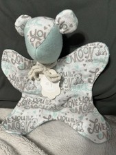 Snuggle Bug Baby Lovey Security Blanket Plush Love You To The Moon Bear
