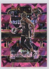 2024 Panini Select WNBA Concourse Pink Ice Prizm Aaliyah Edwards Rookie RC 19ko