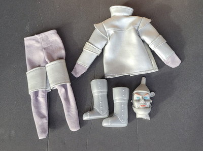 MULTI TOYS Wizard of Oz TIN MAN COSTUME complete w/mask for 12'' MALE DOLL 1988