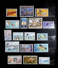 NOUVELLE CALEDONIE LOT 17 TIMBRES PA   NEUFS** DE 1978/79 .  BONNE VALEUR