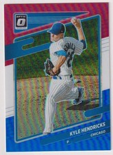 Kyle HENDRICKS  2021 Optic RED WHITE & BLUE #117 (#144/199) - Chicago CUBS