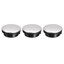 3 Pack Sink Tap Hole Cover Brushed Stainless Steel 1 to 1.2 Inch in Diameter