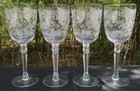 Fostoria "Buttercup" Etched Water Goblets, Set of 4, Excellent Condition, Superb — photo 7