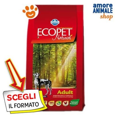 Farmina Ecopet Natural Hund Adult Maxi Huhn Essen Trocken Hunde 12 KG
