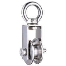 40mm Cable Pulley Wheel, Swivel Single Pulley Block, Bearing Inside, for Pull...