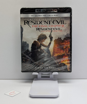 Resident Evil: The Final Chapter (4K Ultra HD, Blu Ray, 2017) BRAND NEW & SEALED