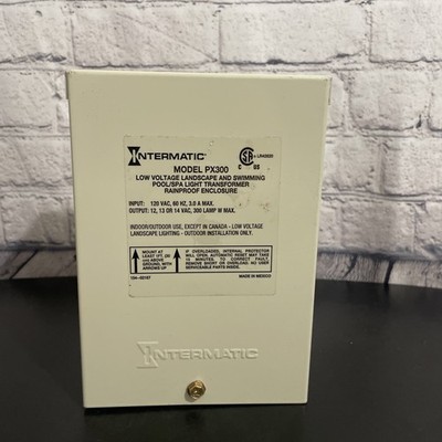 Intermatic PX300 Low Voltage Landscape And Swimming Pool/Spa Light Transformer