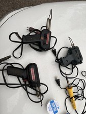 Lot of Soldering Irons - Weller Junior Etc.