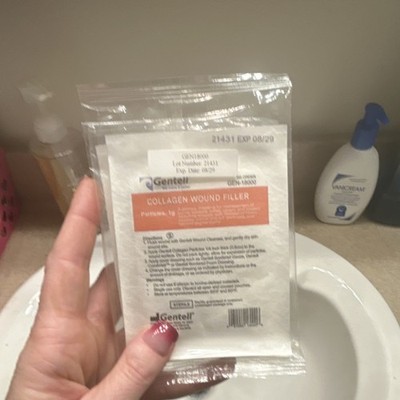 Gentell Collagen Wound Filler GEN-18000 Collagen Dressing for Dermatology Care