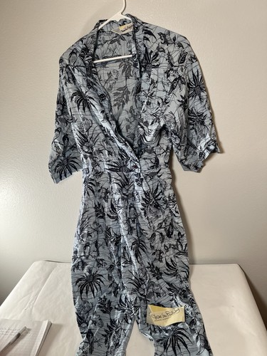 Diane von Furstenberg, NWT/Deadstock Diane Von Furstenberg Vintage 80's/90's Jumpsuit M Hawaiian Print