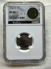 1943-P 1C MS64 NGC Cert World War II Era M6 Bazooka Rocket Bag Frag Bullion Plus