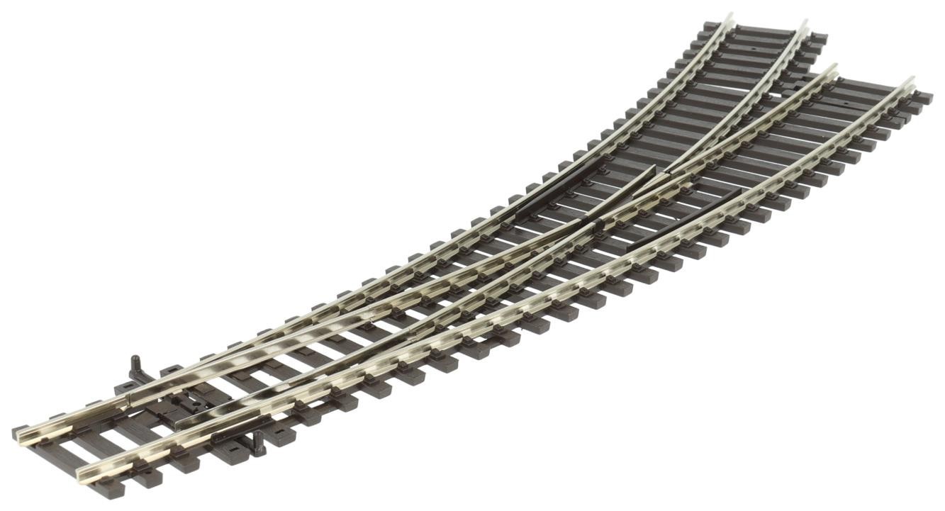 Aiguillage courbe gauche Peco SLU77 Streamline la précision haut de gamme