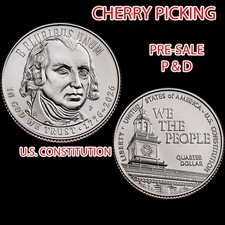 1776 2026 P D U.S. Constitution Quarters 250th Anniversary 2 COINS ⭐Pre-Sale⭐