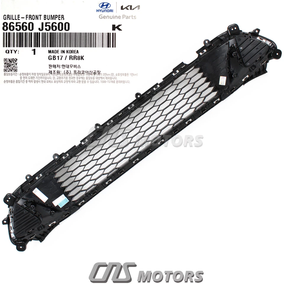 ⭐GENUINE⭐ Front Bumper Lower Grille for 2018-2023 Kia Stinger GT 86560J5600 - Изображение 4 из 4