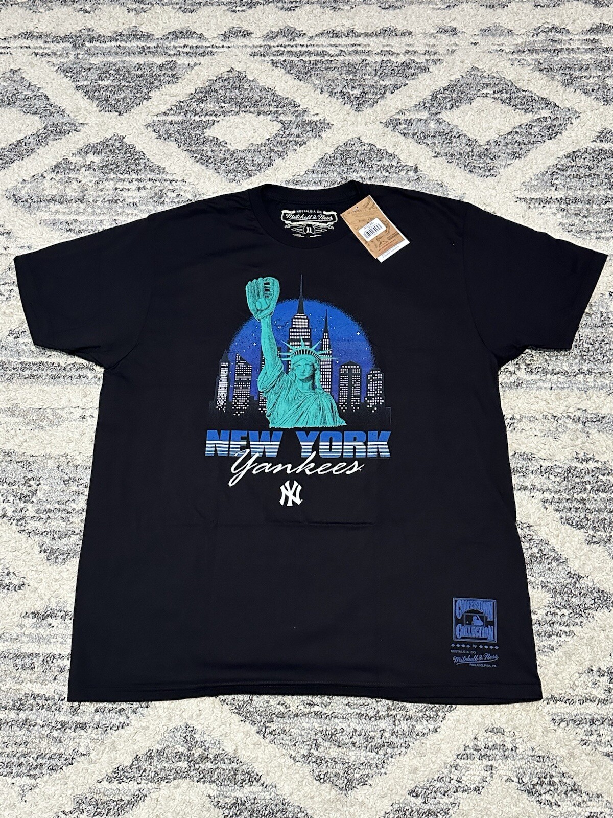 Mitchell & Ness New York Yankees Shirt NYC Liberty Yankees Men's Size XL