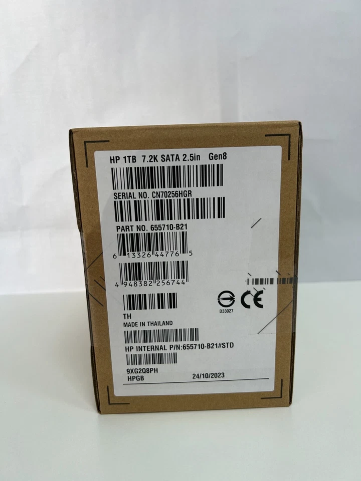 656108-001 655710-B21 HP 1TB 6G SATA 7.2K 2.5" SC MDL HDD HARD DRIVE - Image 4 of 4