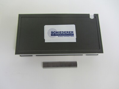 10x HM-Wendeplatten/Wendemesser 40x8x1,5mm  Z2 40° Längsnut Made in Germany