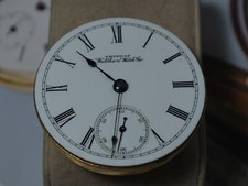 Vintage 1892 WALTHAM Grade No.3 18s 11J Sw/Ls Pocket Watch Movement --For Parts