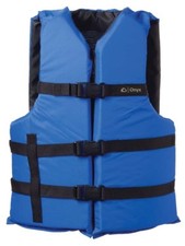 Onyx General Purpose Universal Life Jacket, Blue USCG Approved CHOOSE SIZE
