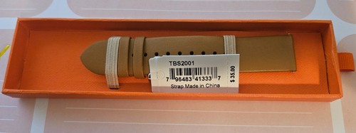 Tory Burch TBS2001 Women's ToryTrack Gigi Luggage Leather Smart Watch Strap (1) - Picture 3 of 4