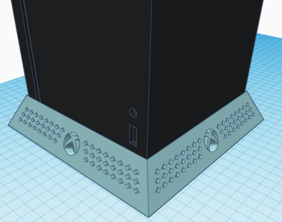 Soporte vertical Xbox Series X - Impreso en 3D - Verde fluorescente ~ Envío rápido a Ohio ~ Foto 3 de 4