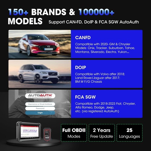 LAUNCH X431 IMMO Plus PAD VII+ Car Diagnostic Scanner Tool ECU Key Programmer - Picture 55 of 66