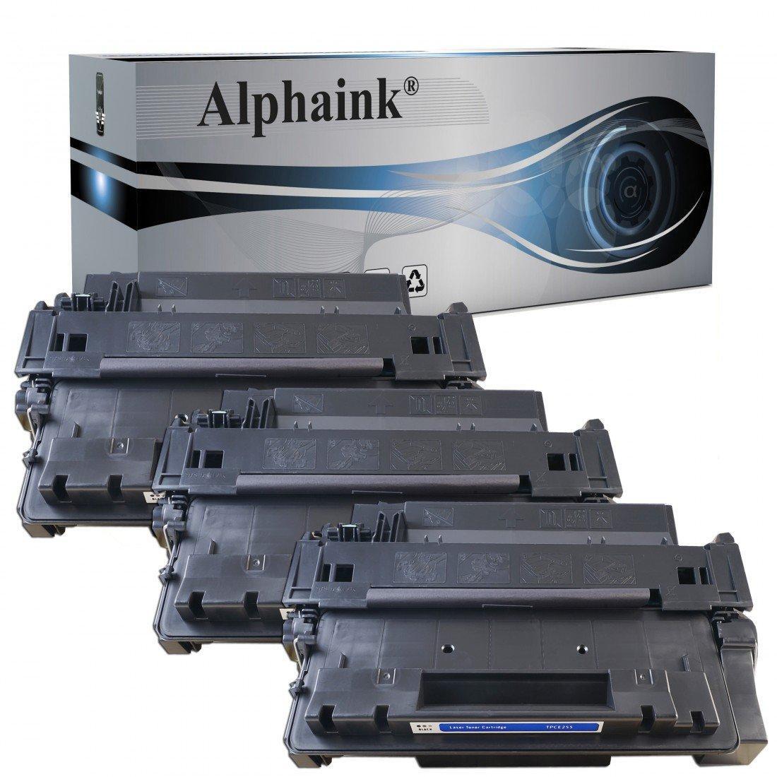 3 TONER CE255A PER HP P3015 P3015D P3015 DN P3015 X Enterprise 500 M521 M525