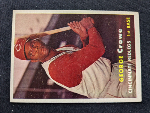 1957 Topps Baseball Card # 73 George Crowe - Cincinnati Reds (EX) | eBay