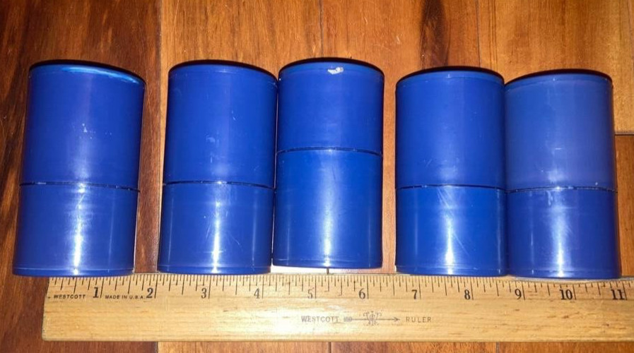 Lot of 1 LEAD VIAL PIG - Lead Lined Material Storage/Shipping Container - USED
