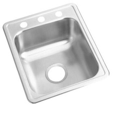 22 Gauge Single Bowl Top Mount Bar Prep Sink Stainless Steel DD117213