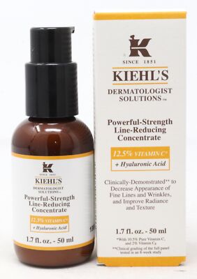 Kiehl's Powerful-Strength Line-Reducing Concentrate  1.7oz/50ml New With Box